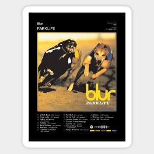 Blur - Parklife Tracklist Album Magnet